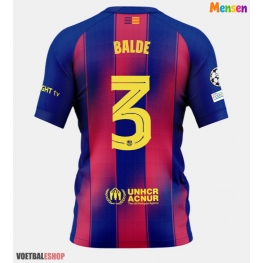 Barcelona Alejandro Balde #3 Thuis tenue 2025-26 Korte Mouw